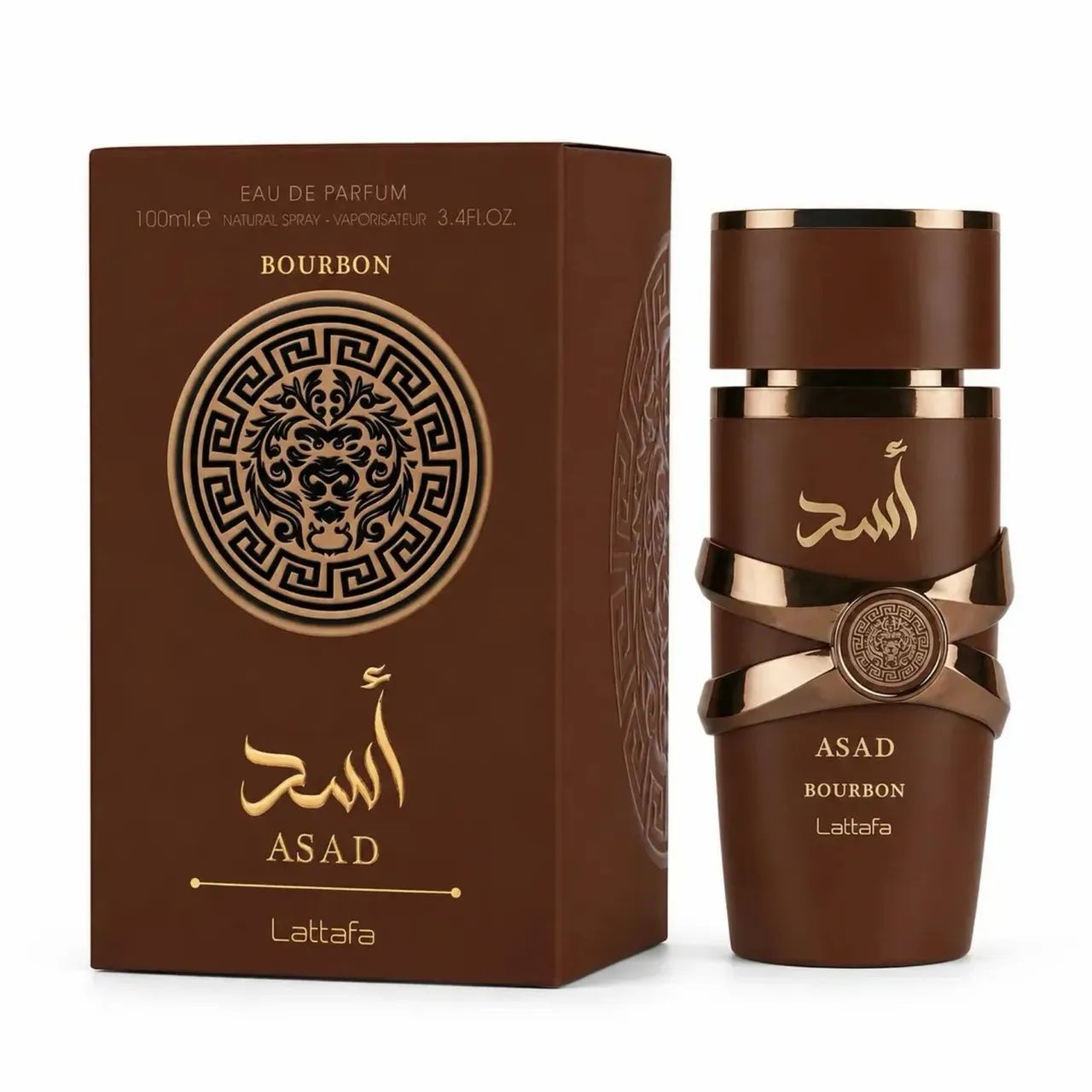 Perfume Árabe Masculino Asad Bourbon Lattafa Eau De Parfum 100ml