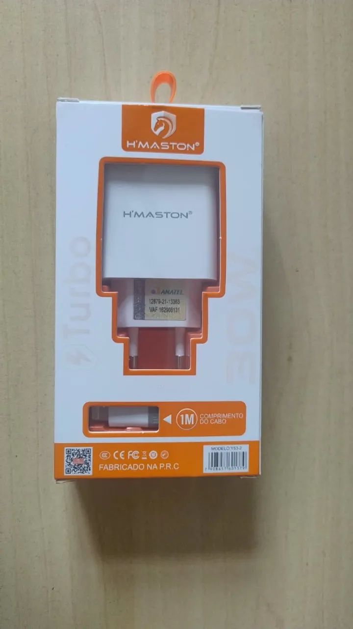 Carregador Turbo H'maston 30w Iphone 
