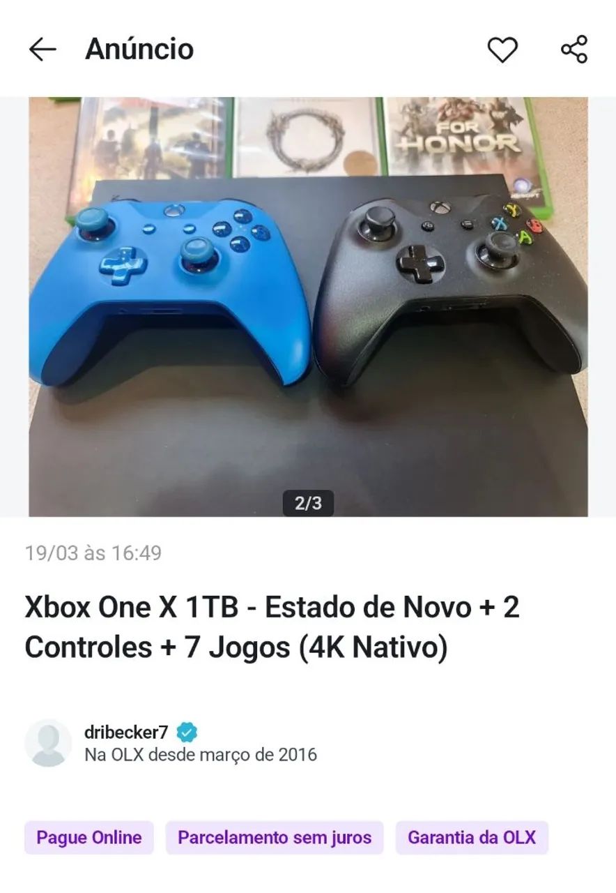 Xbox One X 1TB  - Foto 2