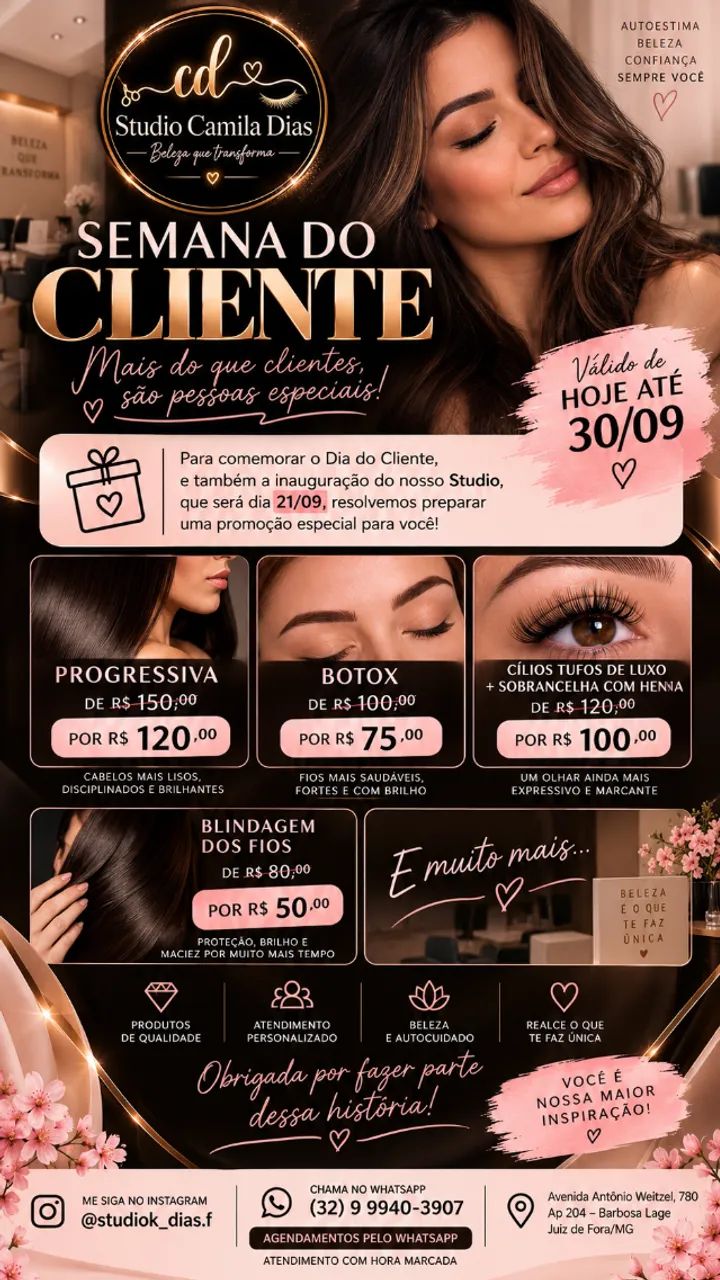 Procedimentos de Beleza - Studio Camila Dias | Juiz de Fora - Foto 2