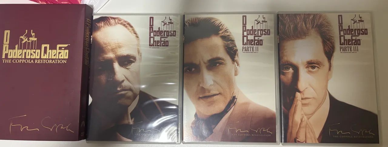 Box DVD O Poderoso Chefão 