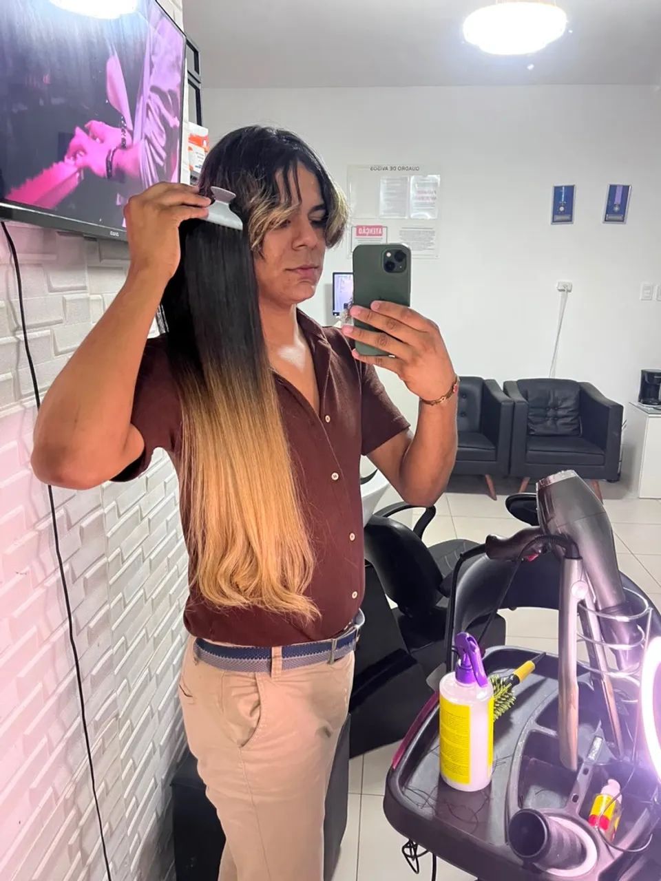Mega Hair Humano Loiro  - Foto 3