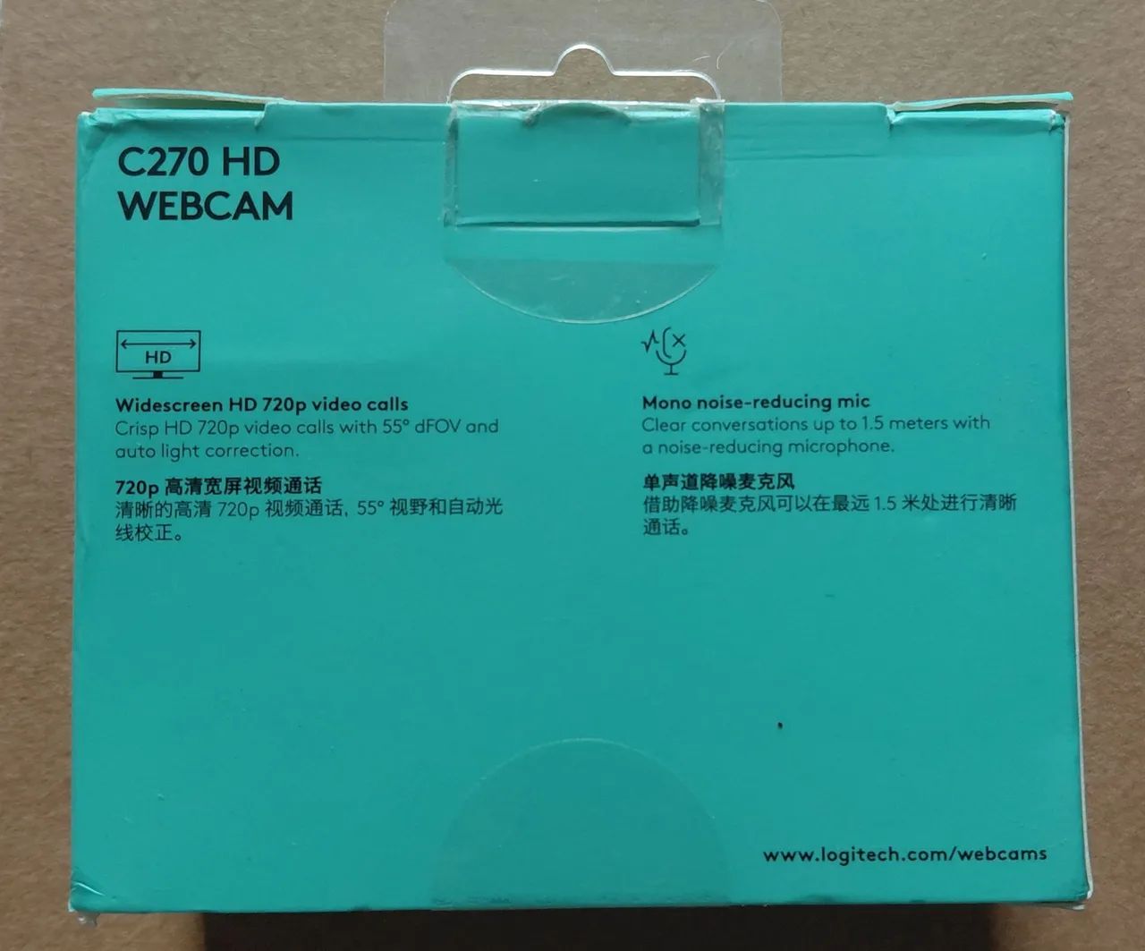 Webcam Logitech c270 HD 720p 30 fps - Foto 2