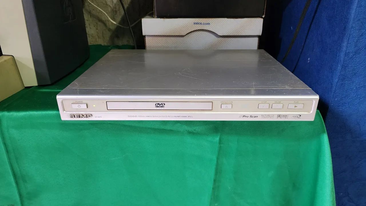 DVD Player SEMP funcionando. Testado na TV