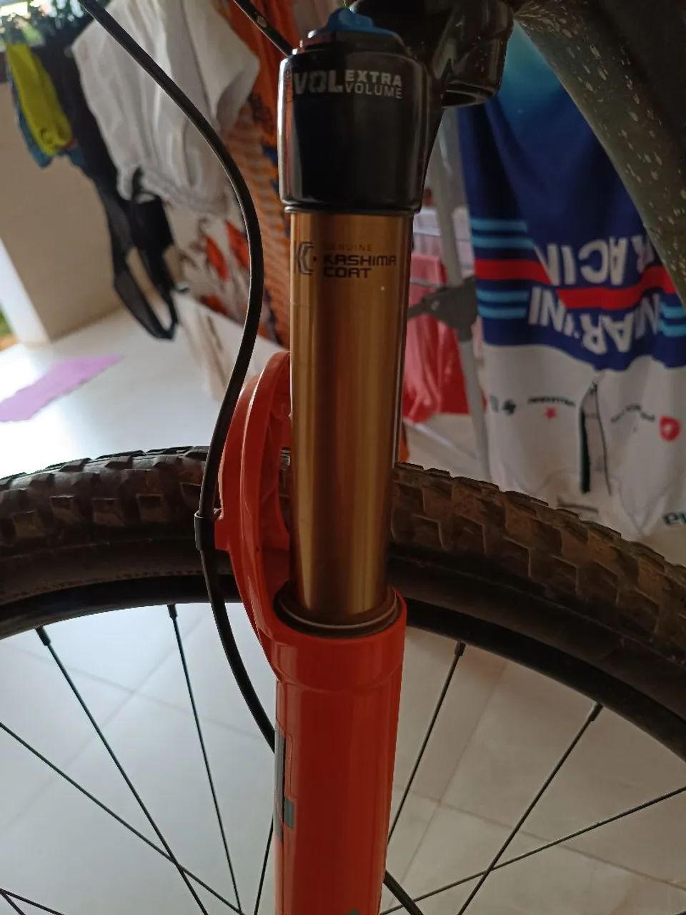 Suspensão Fox Kashima Factory Stepcast 120mm - Foto 3