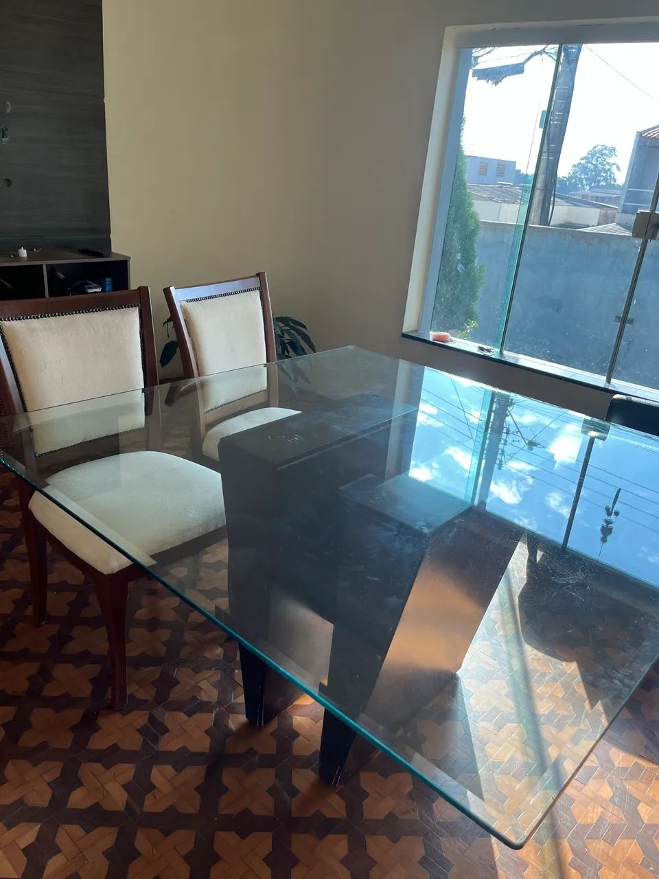 Mesa de vidro 8 lugares - Foto 2
