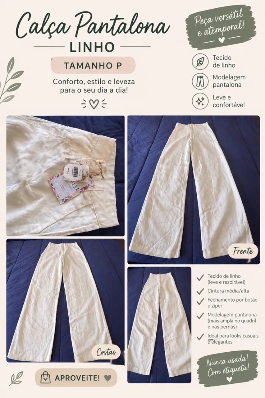 Calça de Linho 