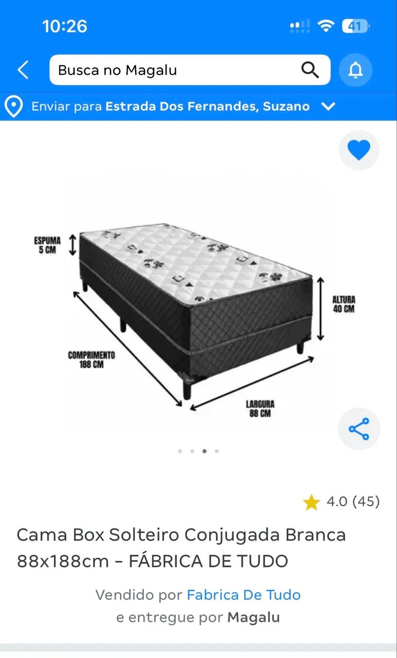 Cama box solteiro  - Foto 3