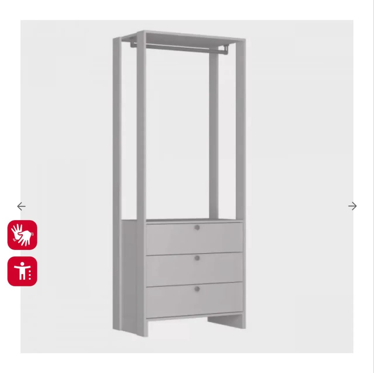 Guarda roupa novo - Foto 4