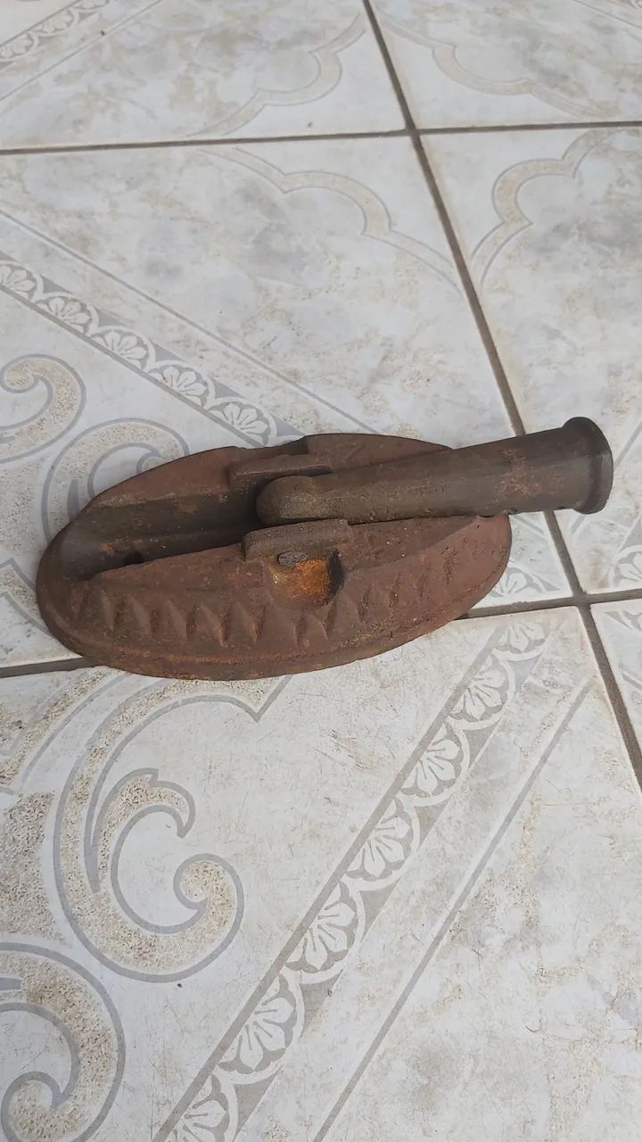 Escovão antigo lustrar piso  - Foto 4