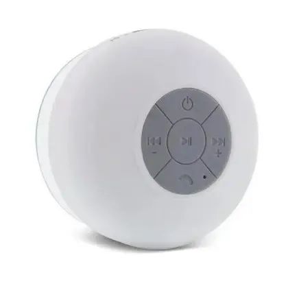Caixa De Som Bluetooth A Prova DAgua - Branca - Foto 2