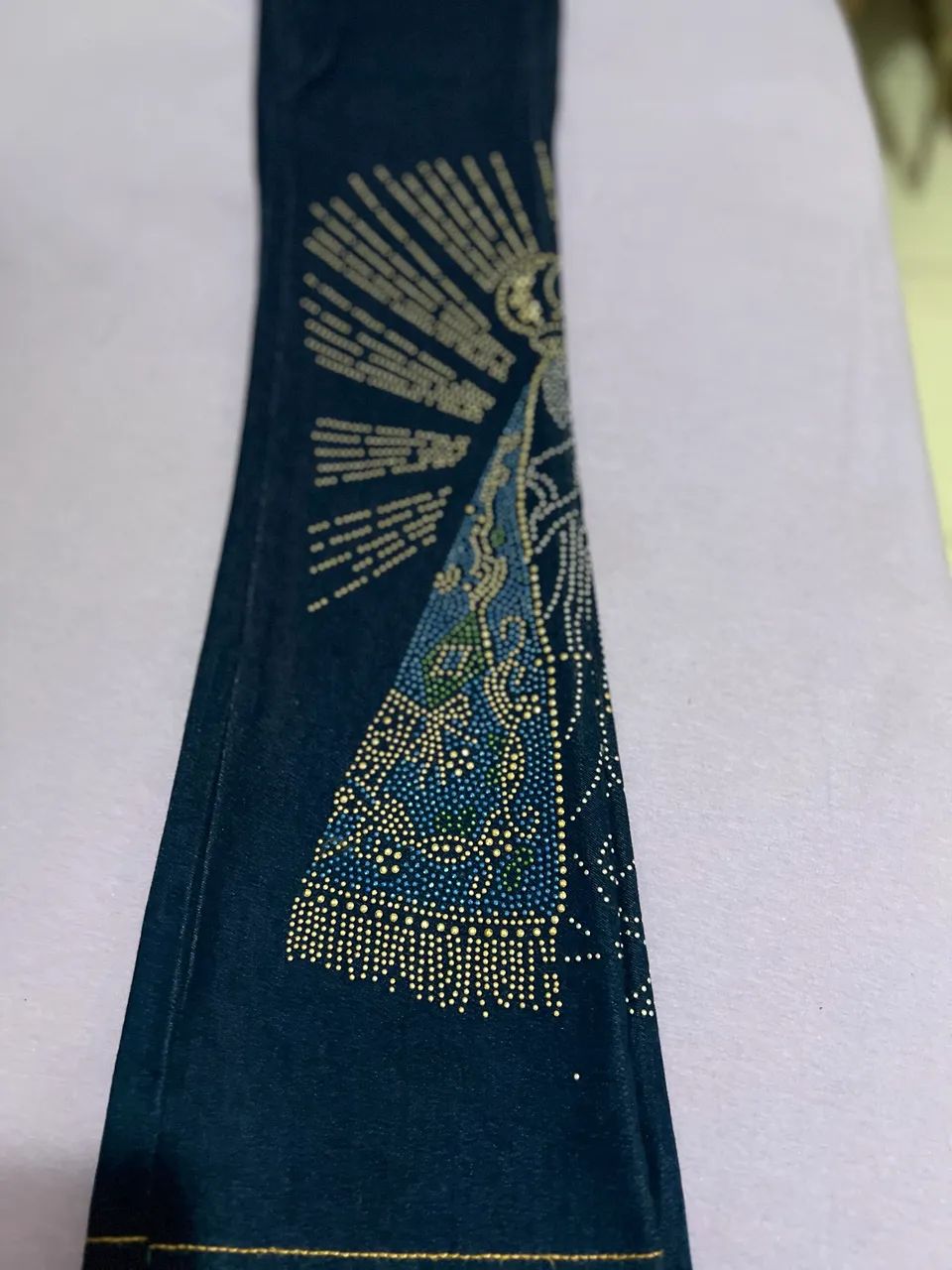 Calça bordada boca de sino - Foto 2