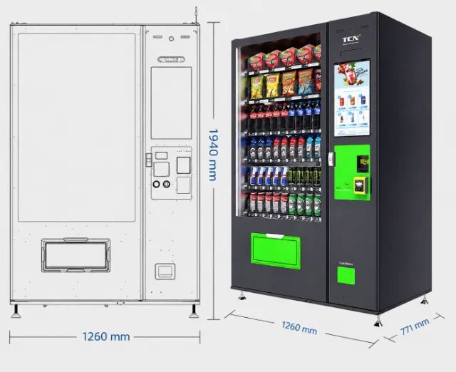 Máquina Vending Machine TCN  - Foto 4