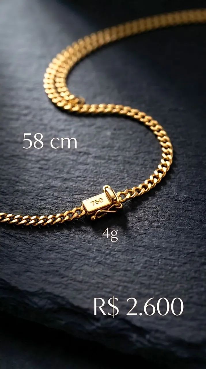 Corrente de ouro 18k