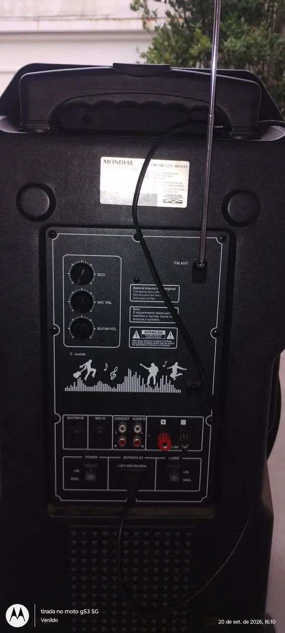 VENDE ESTÁ CAIXA DE SOM AMPLIFICADA  - Foto 4