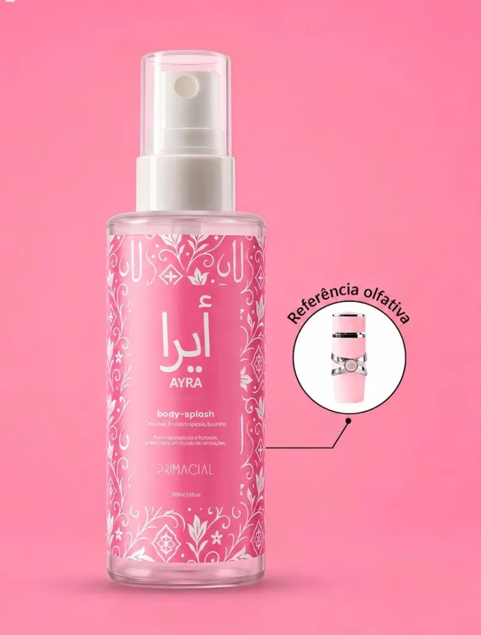 Body Splash Árabe Ayra 100ml by Primacial