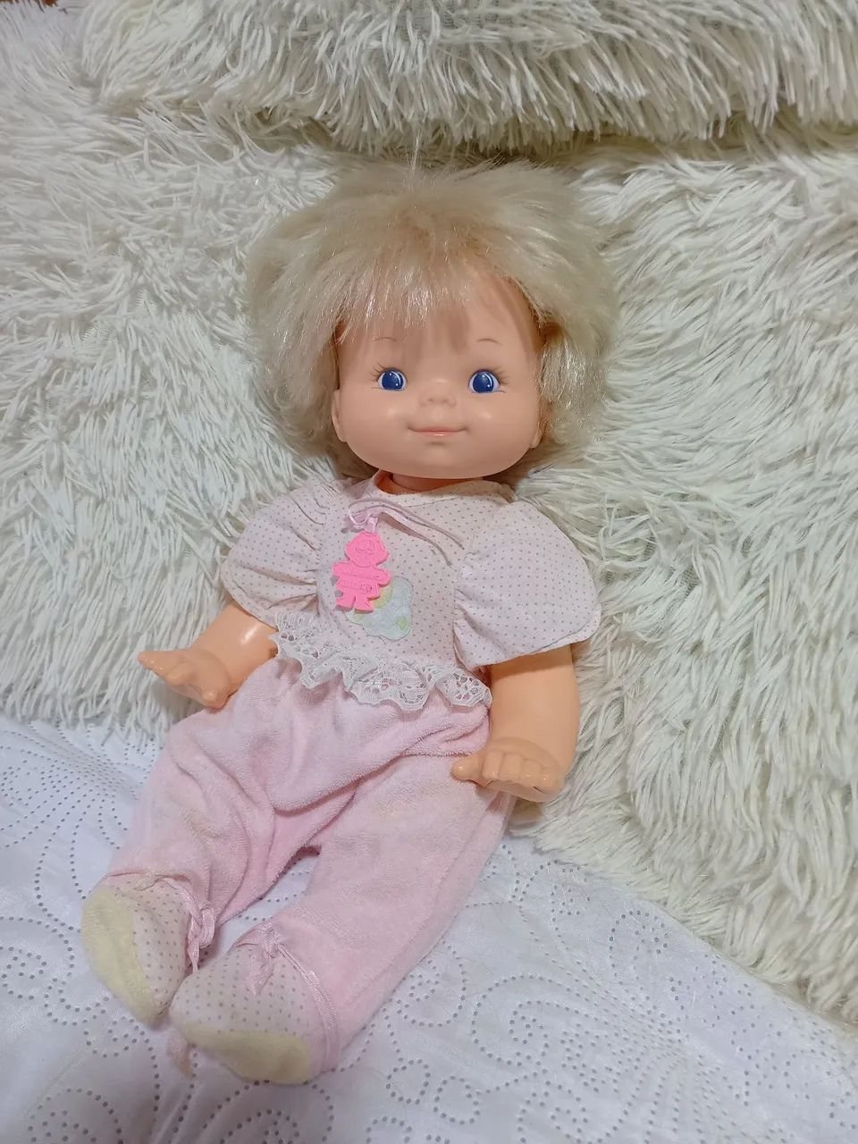Boneca Bebê Engatinha anos 90 - Foto 2