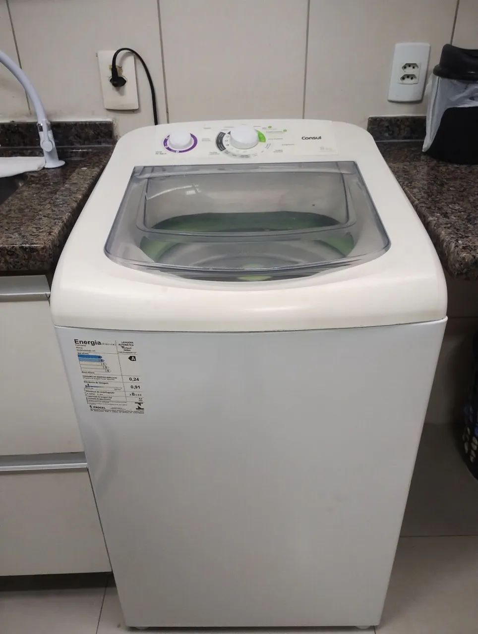 Máquina de lavar roupas Consul 8 kg 127 semi nova - Foto 4