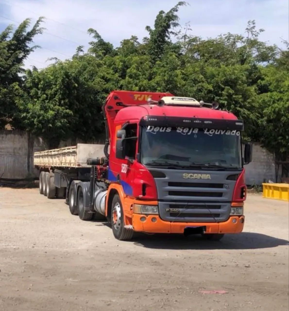 Scania p340 com munck - Foto 3