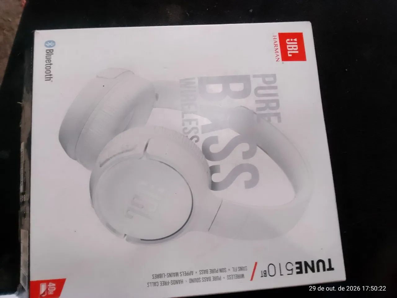 Fone de ouvido JBL bluetooth 