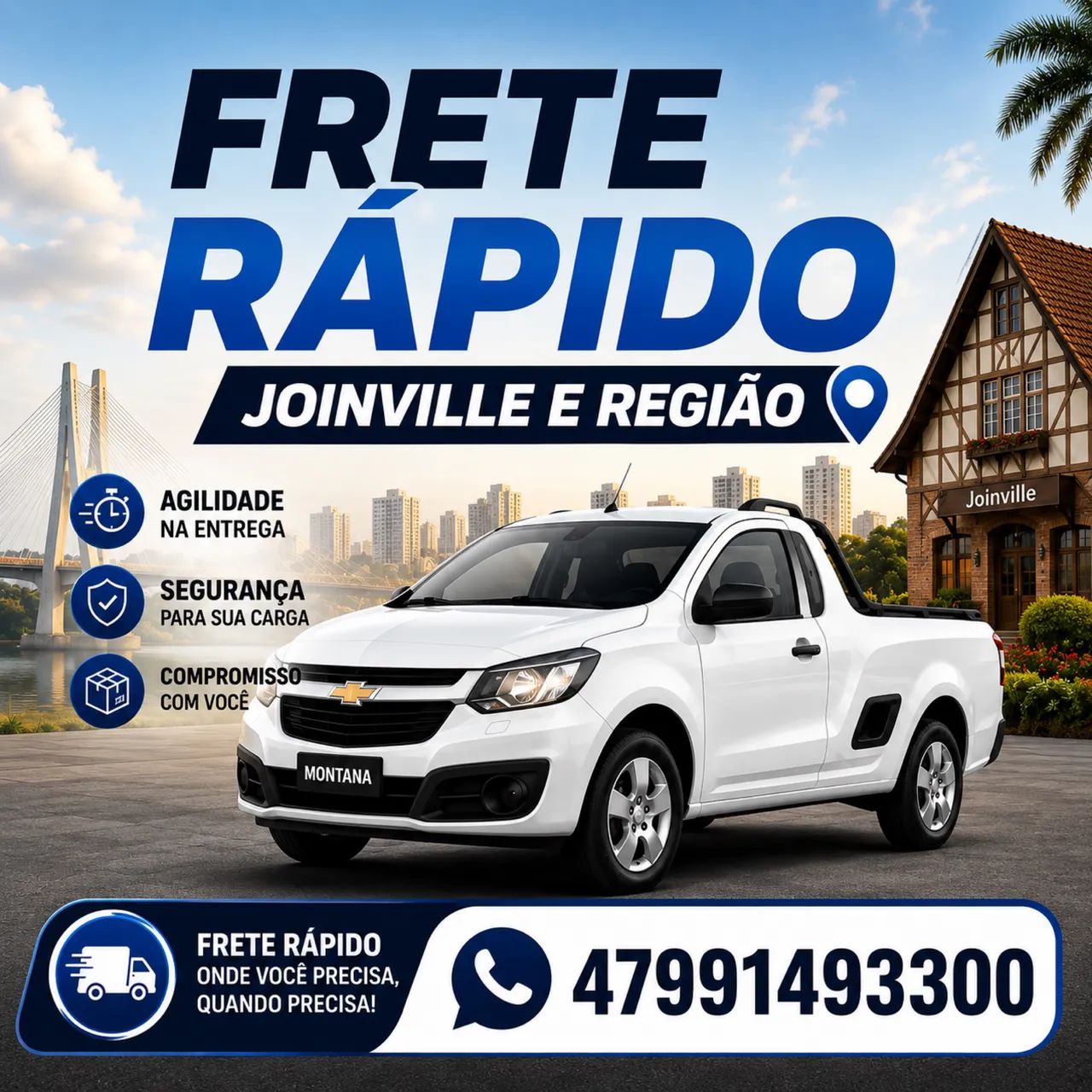 Frete Rápido Joinville e região  - Foto 2