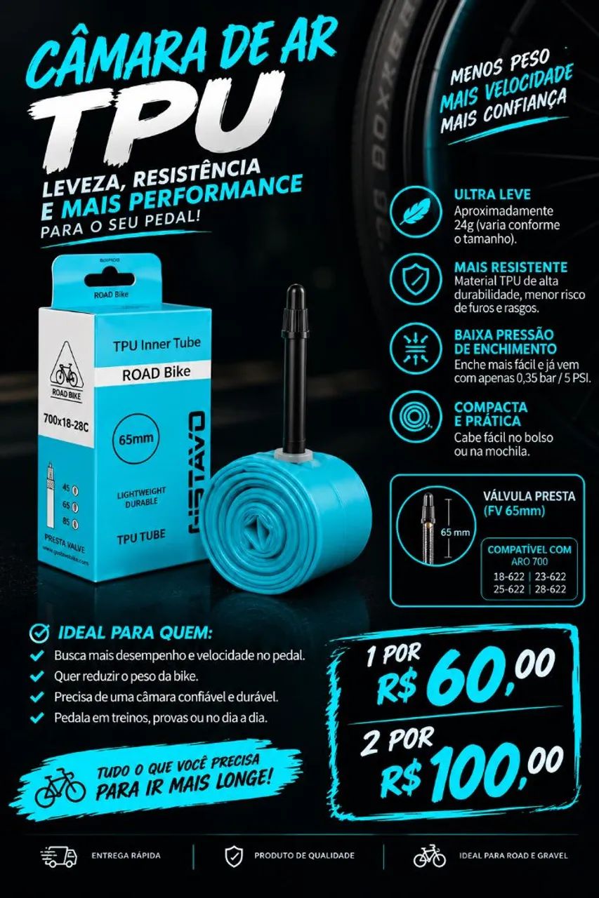 Câmara de ar de tpu