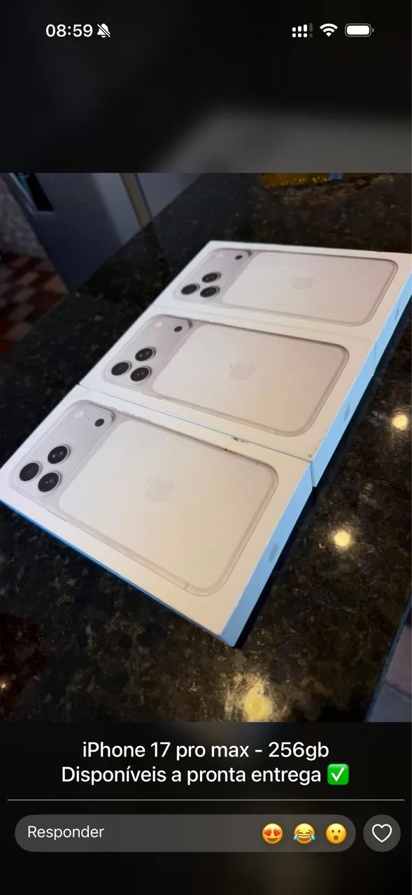 iPhone 17 pro max lacrado 