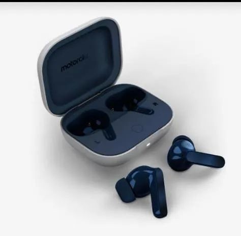 Moto Buds- Fone de ouvido Sem Fio Bluetooth Motorola - Dark Blue - Foto 4