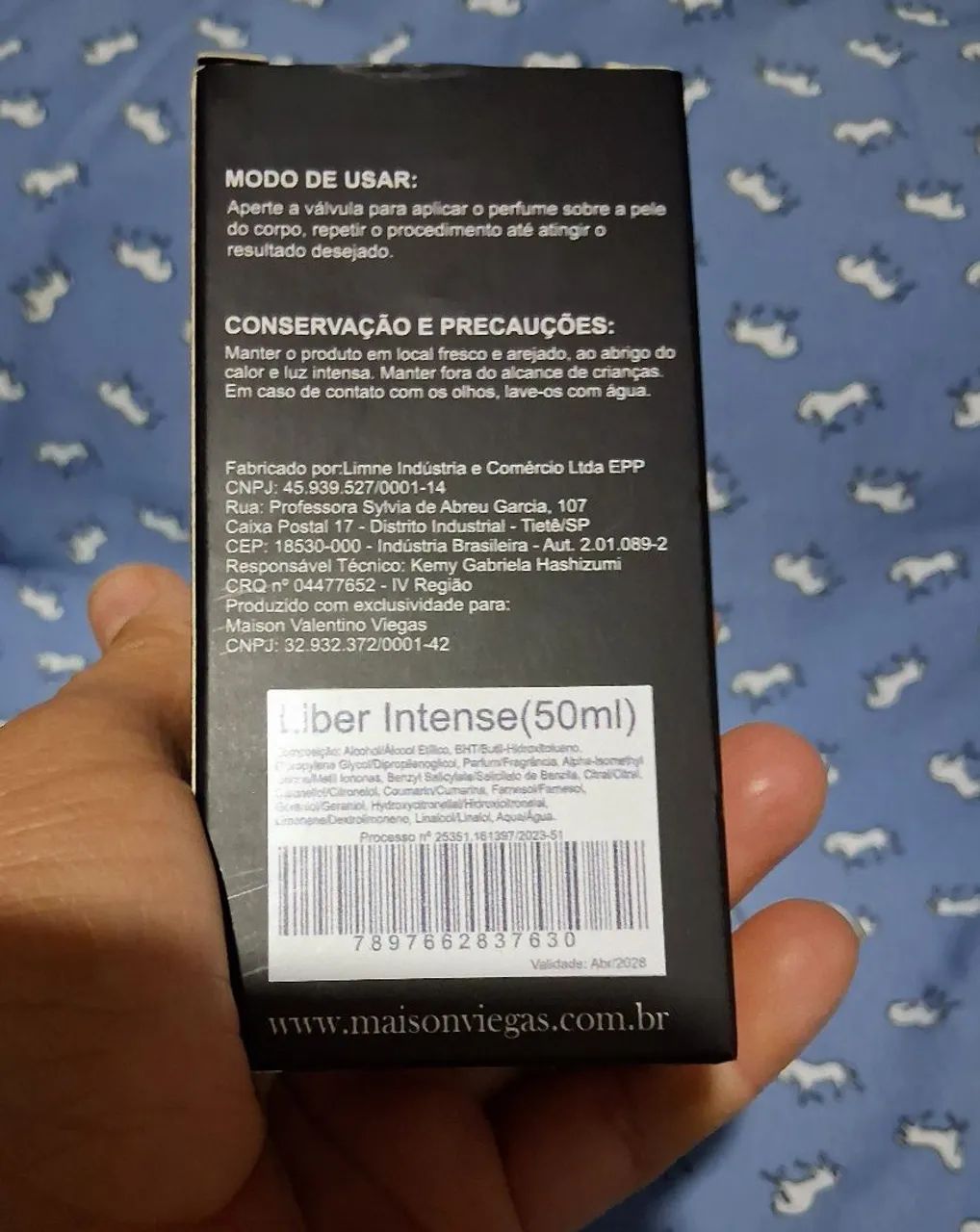 perfume maison viegas liber intense 50ml - Foto 3