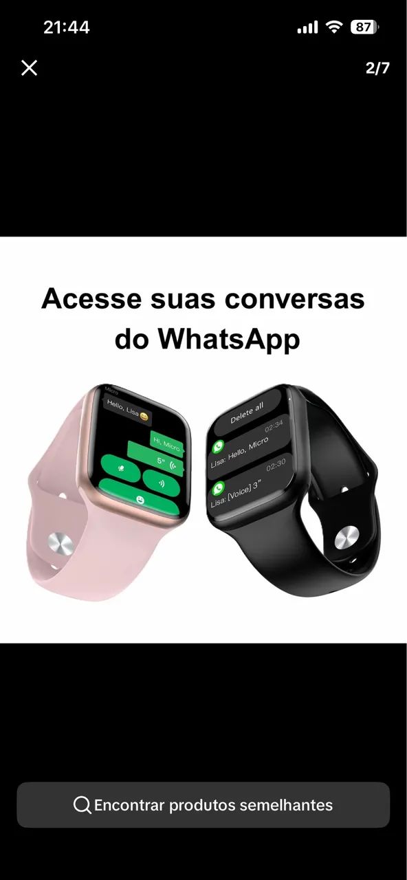 Relogio SmartWatch w10mini - Foto 5