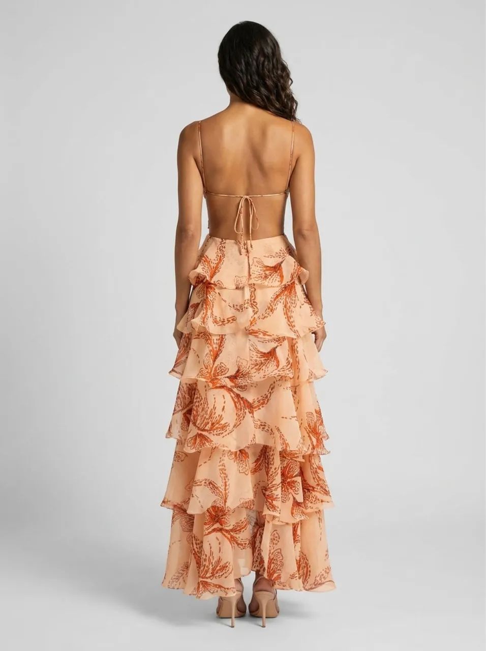 ? VESTIDO LONGO FEMININO ESTAMPADO - SUPER ELEGANTE ? - Foto 2