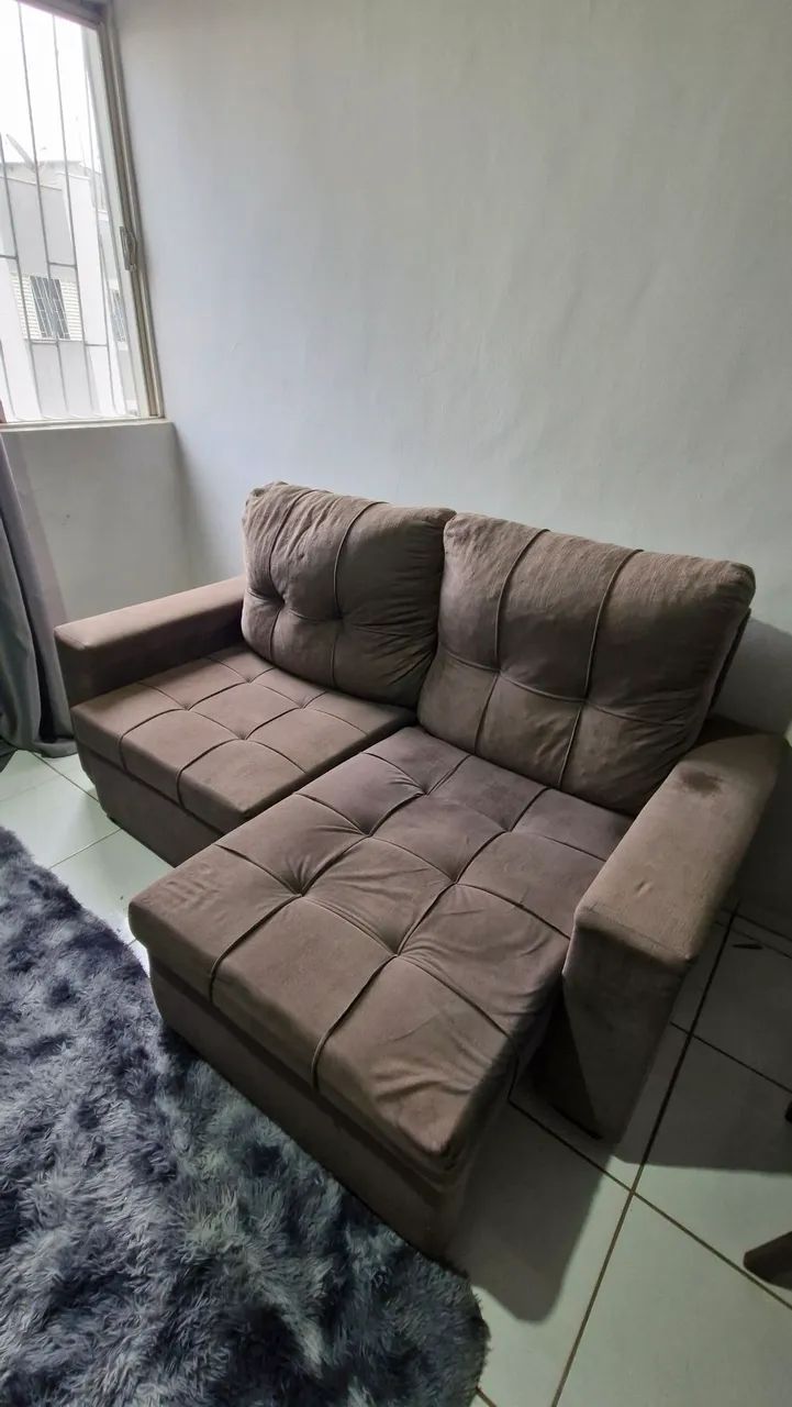 Sofá retrátil 2 lugares