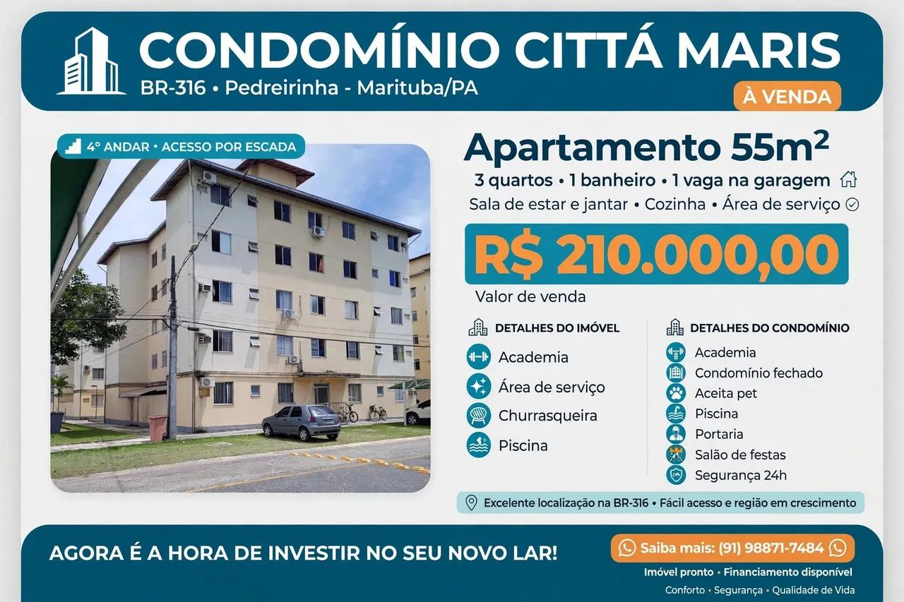 Residencial Citta Maris 3 Quartos