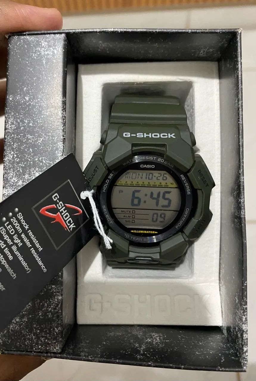 Relógio casio GD-010-3DR na caixa com nota  - Foto 2