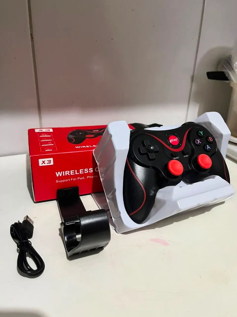 CONTROLE JOYSTICK BLUETOOTH UNIVERSAL  - Foto 3