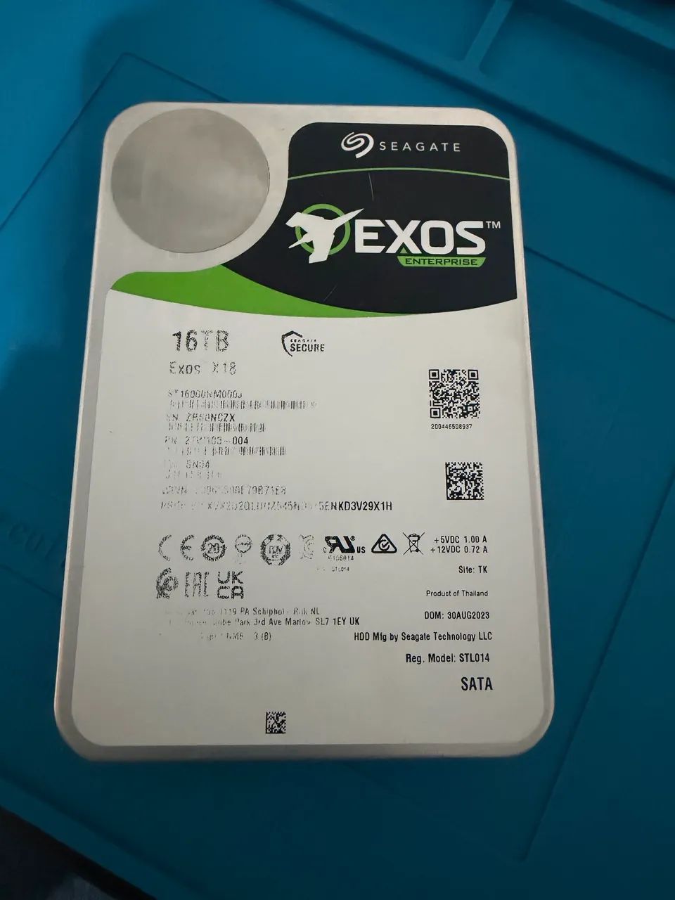 HD 16TB Seagate Exos X18 Enterprise - CFTV 