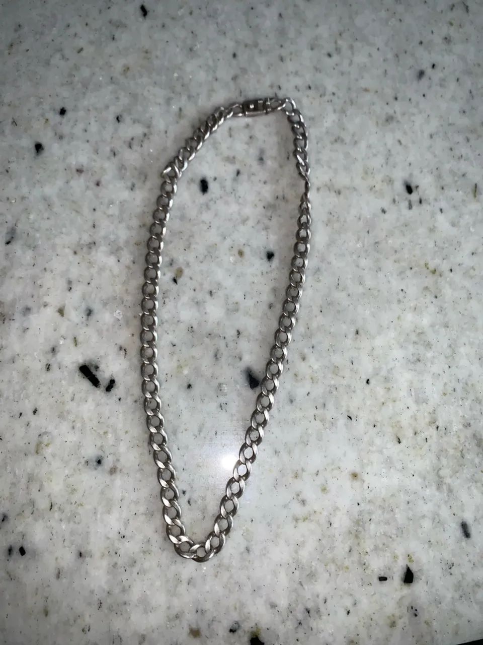 Corrente masculina prata 950 - Foto 3