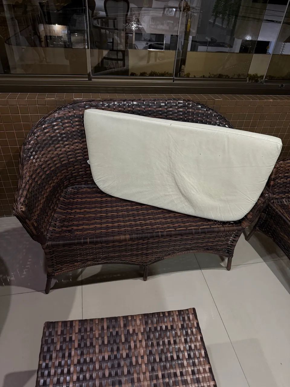 CONJUNTO EM VIME PARA VARANDA - Foto 3