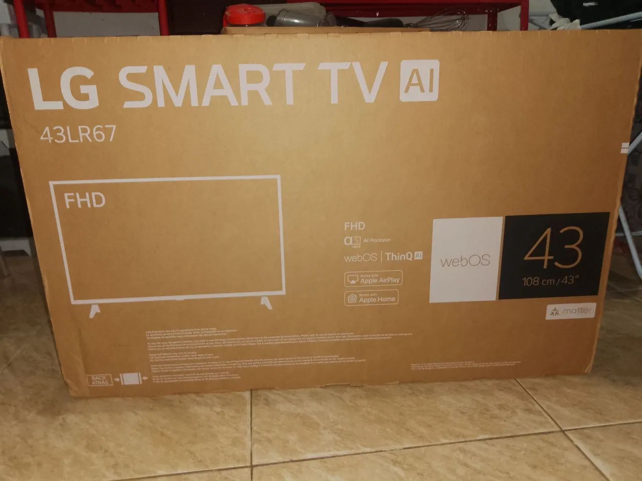 TV LG 43" SMART (43LR67) - NA CAIXA - Foto 5