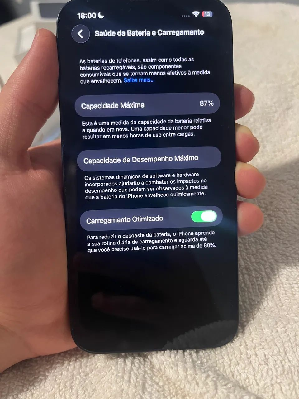 IPHONE 13  | 128 Gb | Midnight Blue | Perfeito Estado - Foto 2