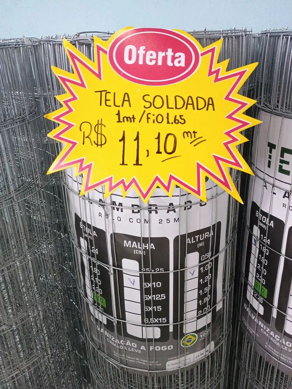 Fábrica de Telas e Mourões - Equipamentos para Comércio