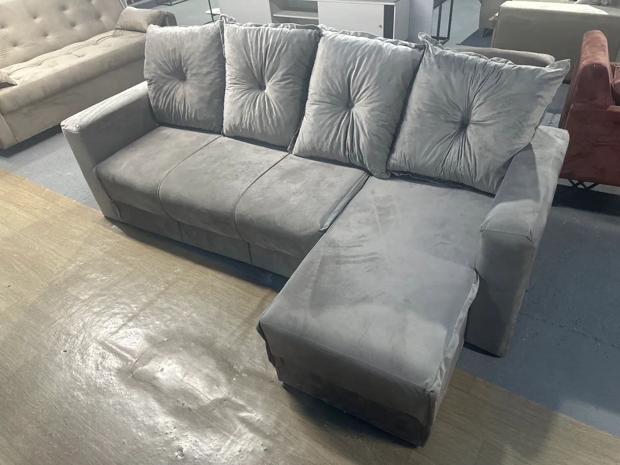 Sofá com chaise / Novo / entregamos  - Foto 2