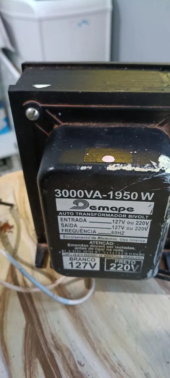 Transformador 220v 3000VA