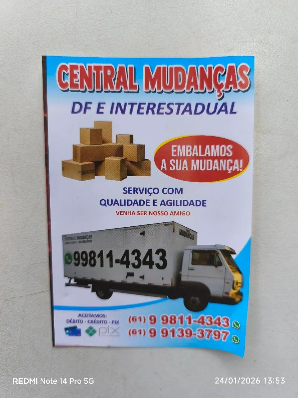 mudança 