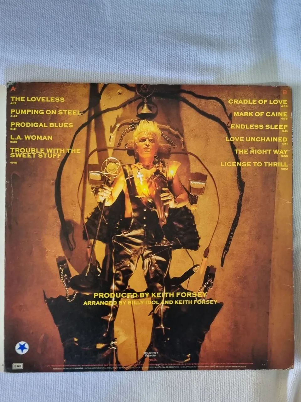 Charmed Life - Billy Idol - vinil LP - Foto 2
