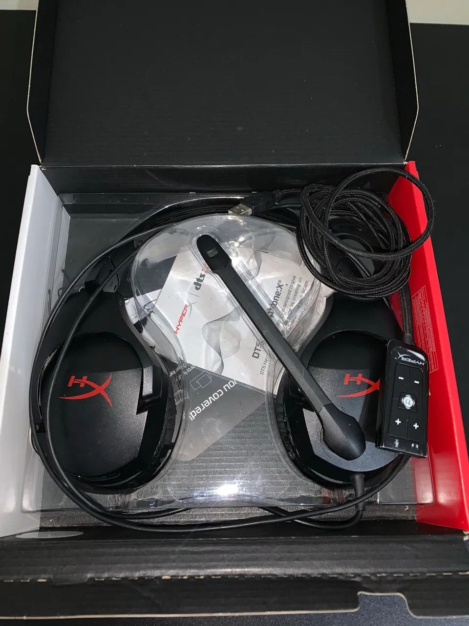 Headset Gamer HyperX Cloud Stinger + Placa de Áudio 7.1 USB - Foto 3