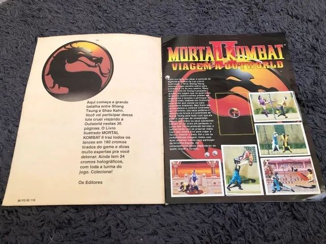 Álbum de Figurinhas Mortal Kombat 2 - Foto 2
