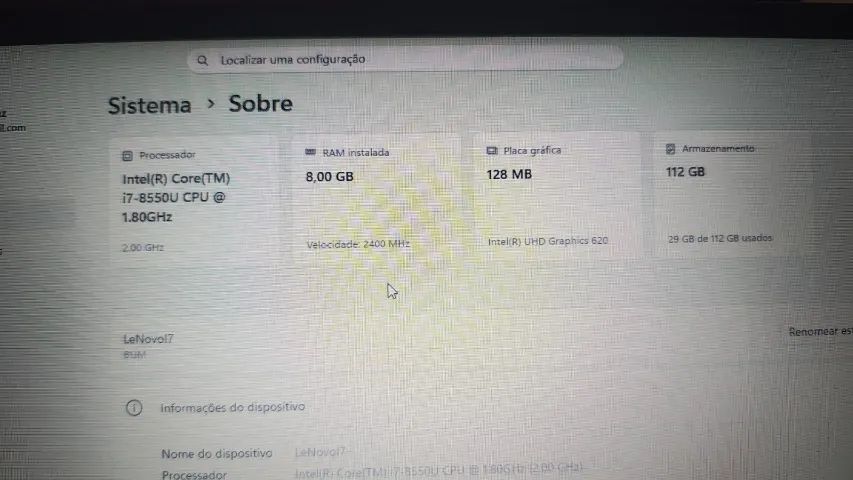 Lenovo i7 usado - Foto 5