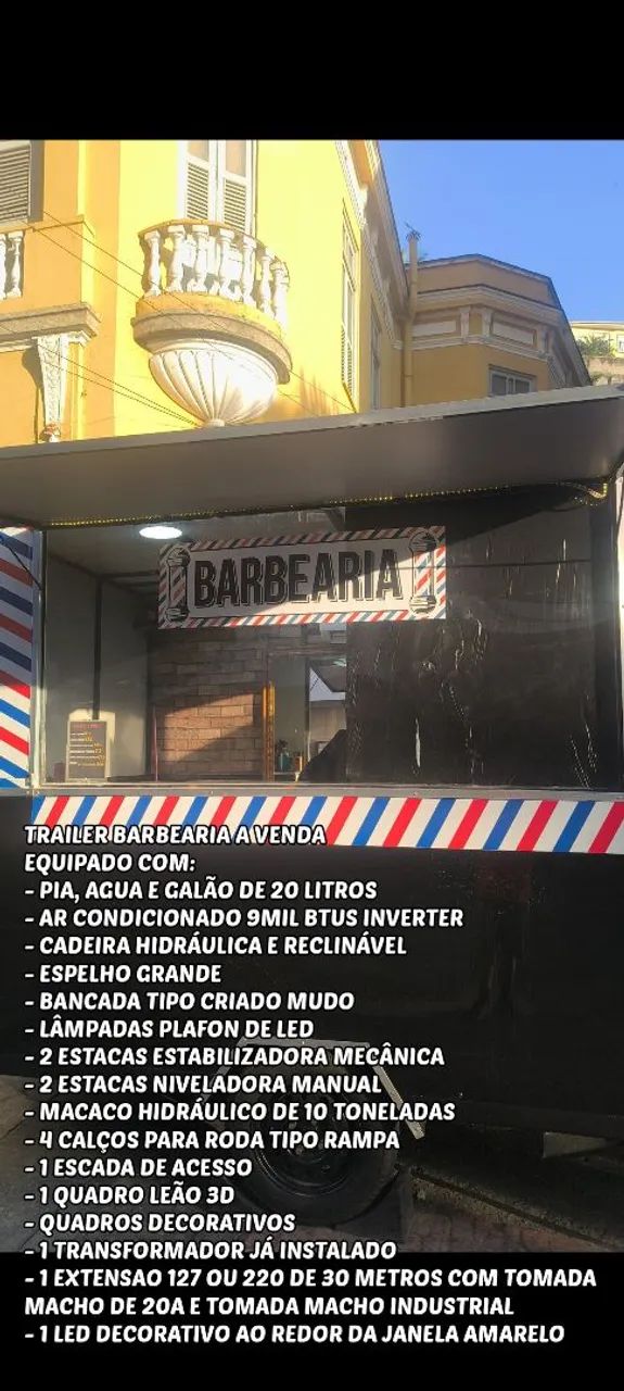 TRAILER BARBEARIA A VENDA  - Foto 2