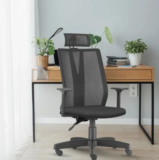 Cadeira de escritório ergonômica tipo presidente